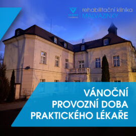 VÁNOČNÍ PROVOZNÍ DOBA PRAKTICKÉHO LÉKAŘE